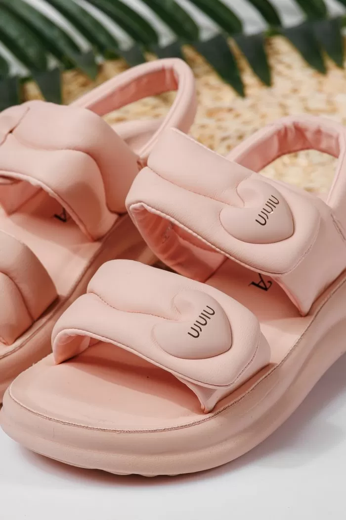 Sandale fete roz din piele ecologica Rox2 #22216