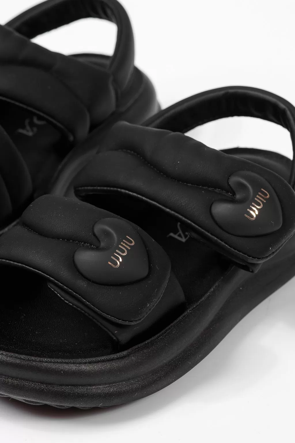 Sandale fete negre din piele ecologica Rox2 #22218