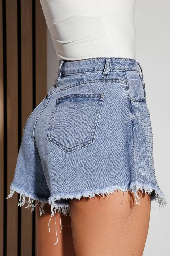 Blugi Scurti  Dama Camilla Albastri #A1077