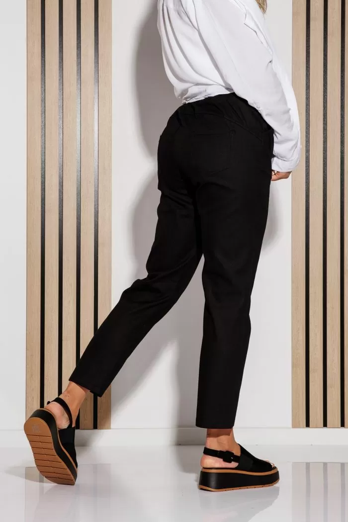 Pantaloni De Vara Dama Julia Negri #A1083