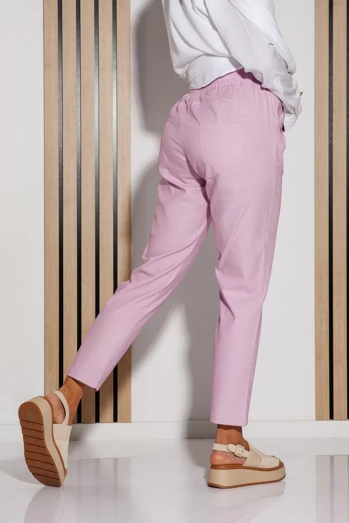 Pantaloni De Vara Dama Julia Lila #A1085