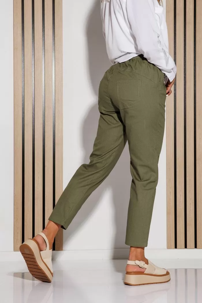 Pantaloni De Vara Dama Julia Army #A1093