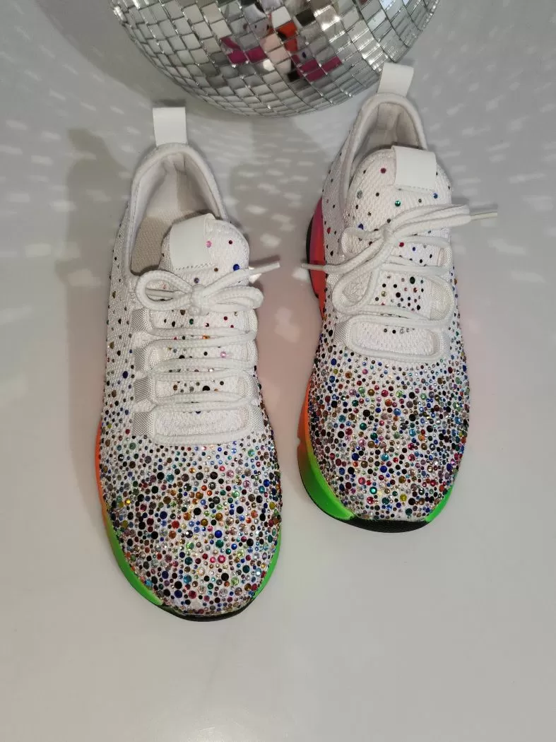 Adidasi dama multicolor din material textil Maria #22335