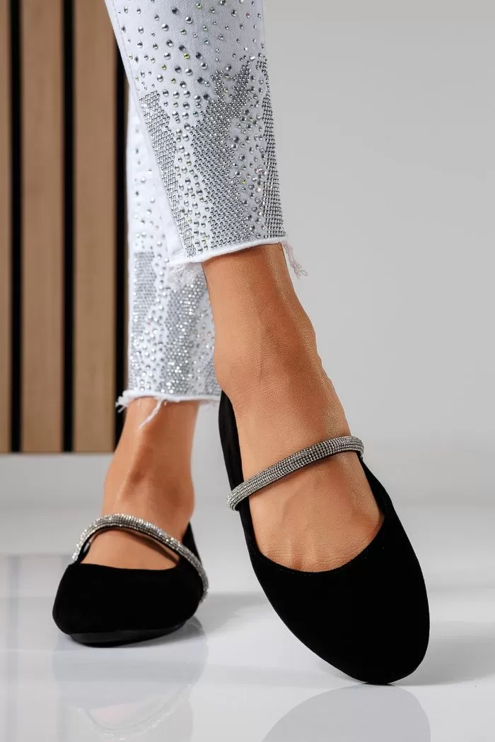 Balerini dama negri din piele ecologica intoarsa Zoe2 #22483