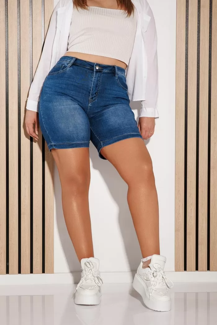 Blugi Scurti Batal Dama Venus Albastri #A1157