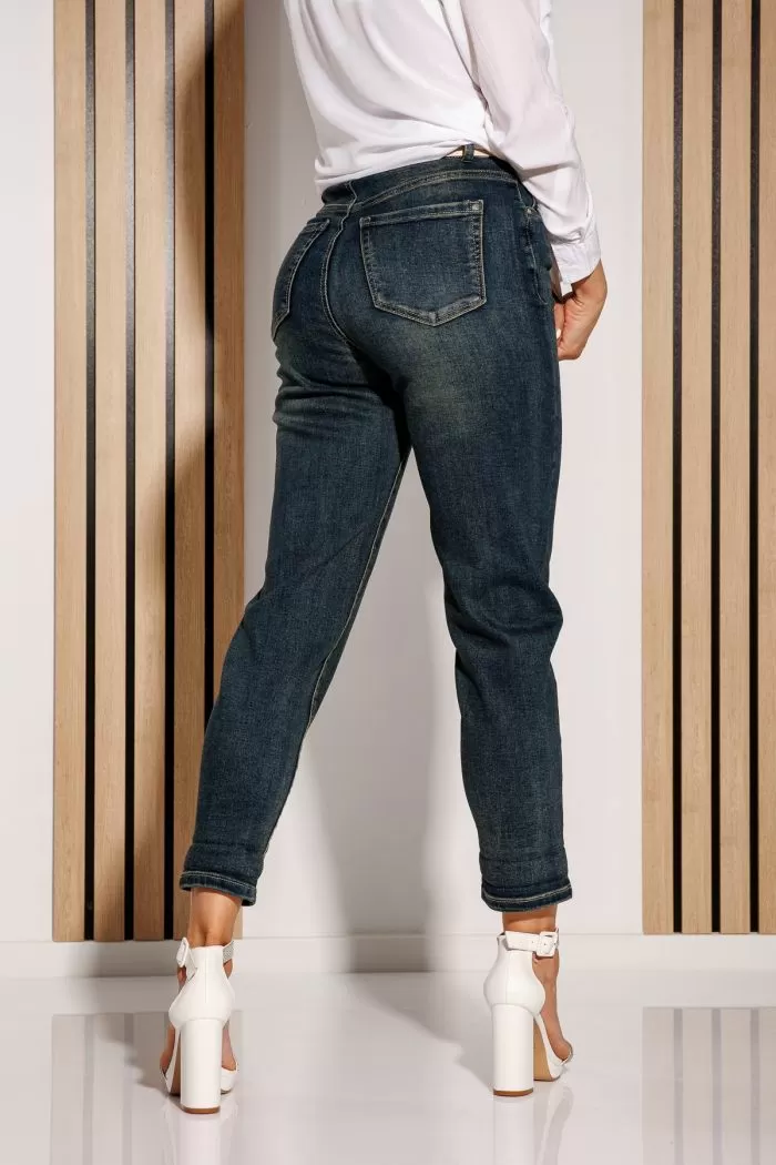 Blugi Baggy Fit Dama Zina Albastri #A1164