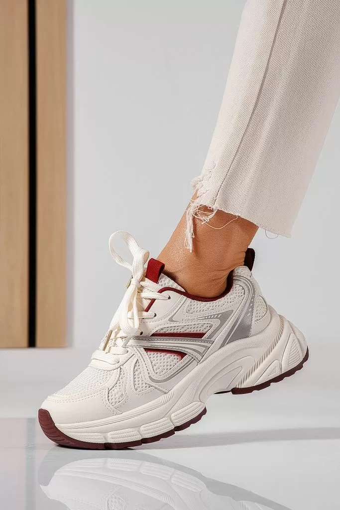 Adidasi dama bej din material textil Nova #22485