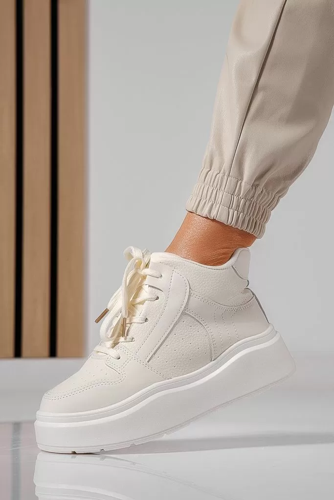 Adidasi dama imblaniti bej din piele ecologica Allegra #22505