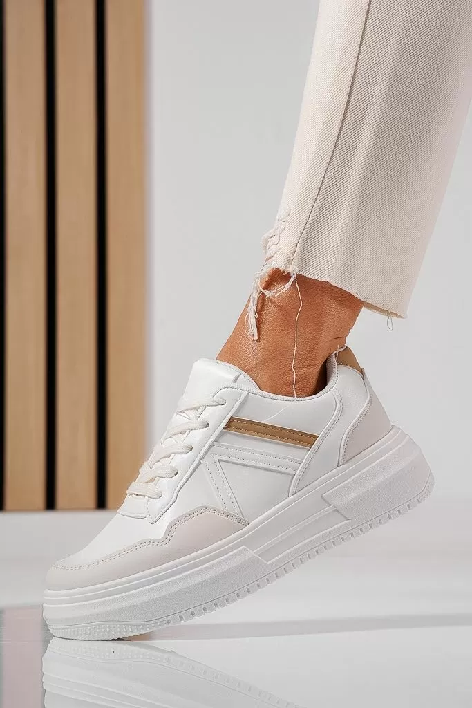 Adidasi dama khaki din piele ecologica Alisa #22526