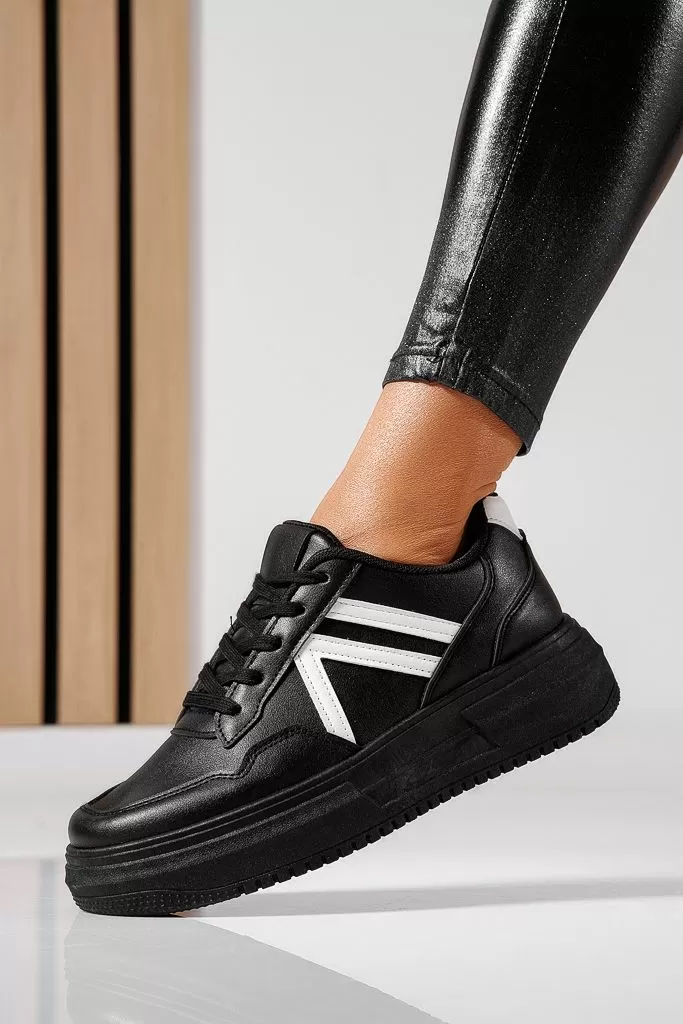 Adidasi dama negri din piele ecologica Alisa #22528