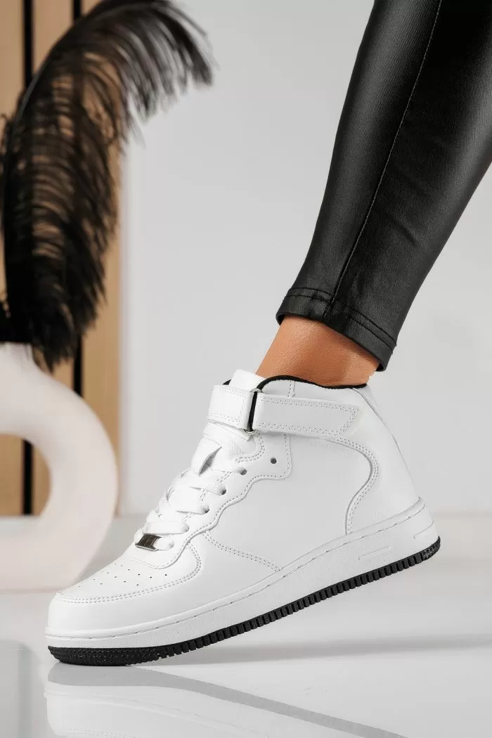 Adidasi dama negri din piele ecologica Corina #22717