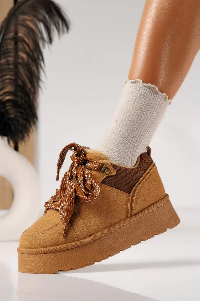 Adidasi dama captusiti maro din piele ecologica intoarsa Elvira #22910