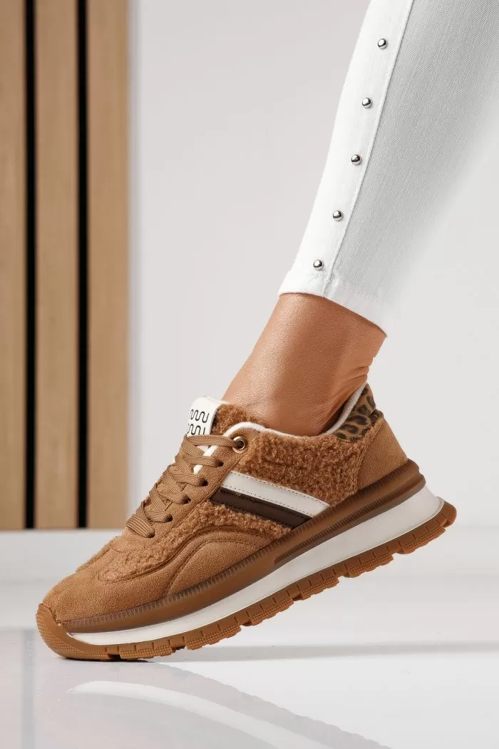 Adidasi dama vatuiti maro din piele ecologica intoarsa Leila #23046