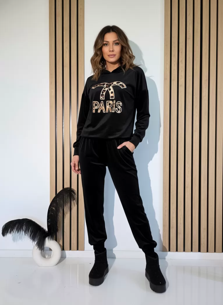  Compleu Dama Sport negru Tabita #A1266