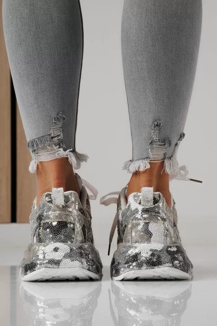 Adidasi dama albi din piele ecologica intoarsa Georgiana #24106