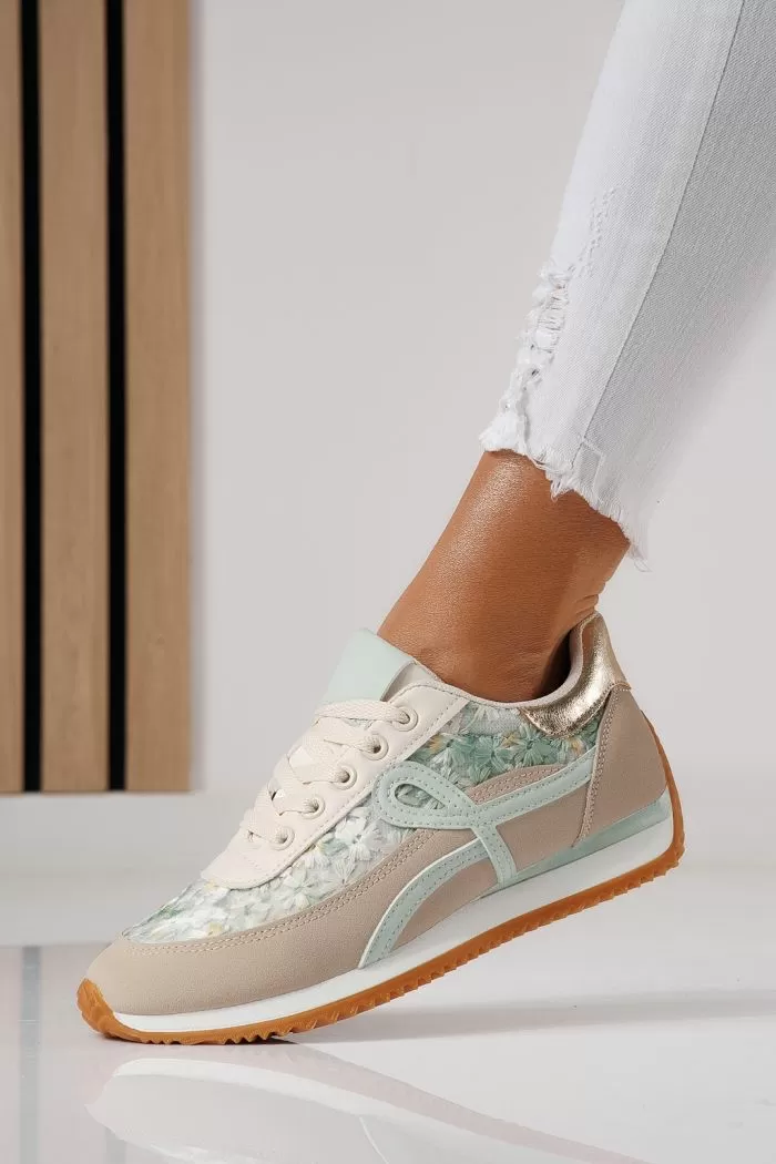 Adidasi dama verzi din piele ecologica Jesica #24126