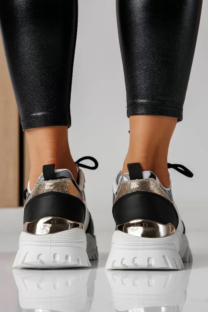 Adidasi dama negri din piele ecologica Jasmine #24133