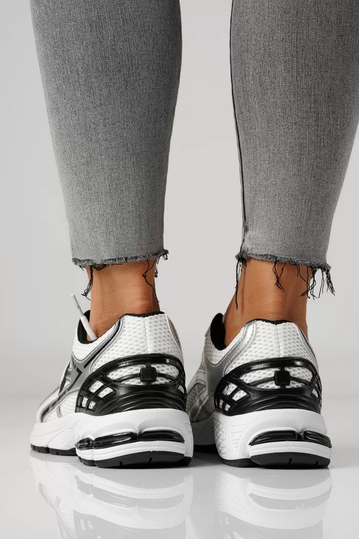 Adidasi dama argintii din material textil Lilien #24146