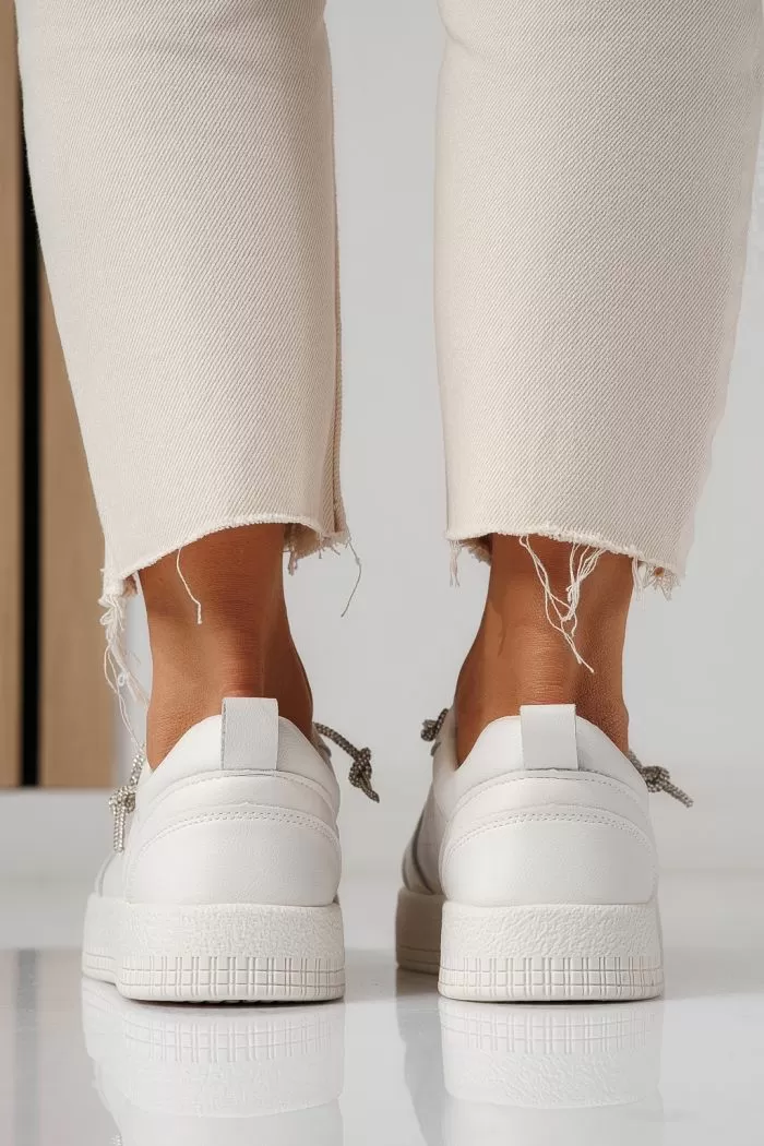 Adidasi dama bej din piele ecologica Nicole #24164