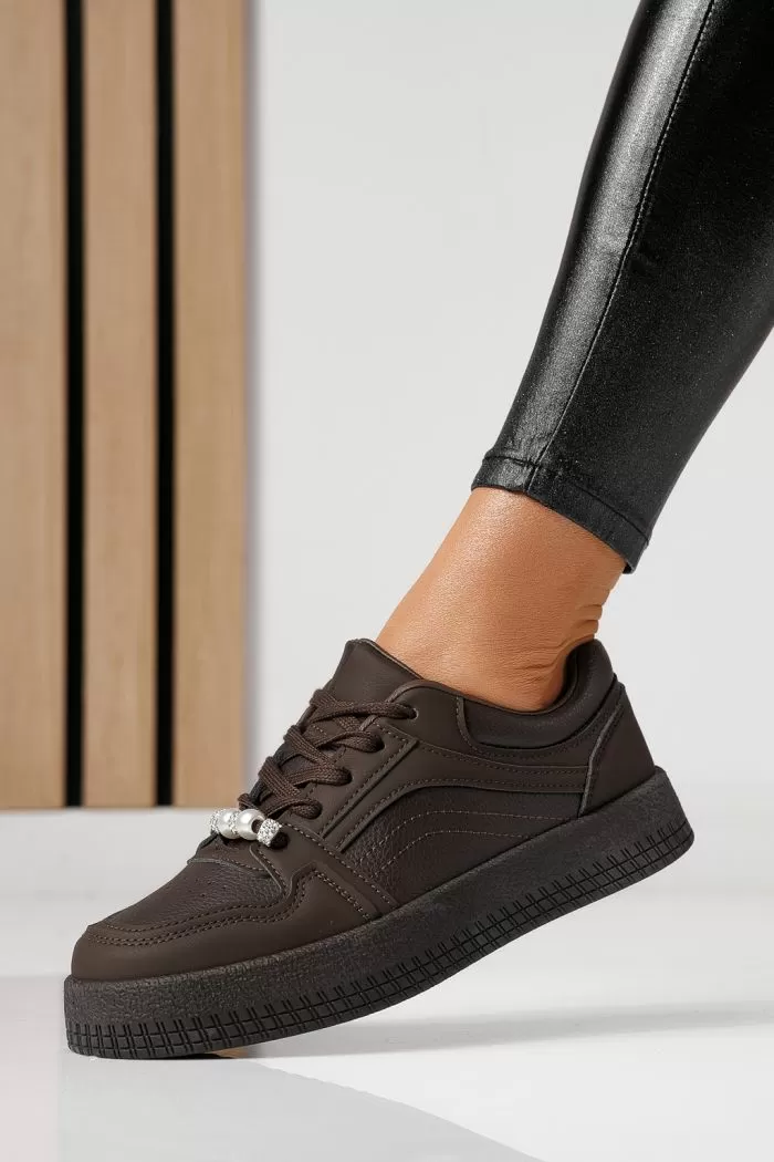 Adidasi dama maro din piele ecologica Oana #24172