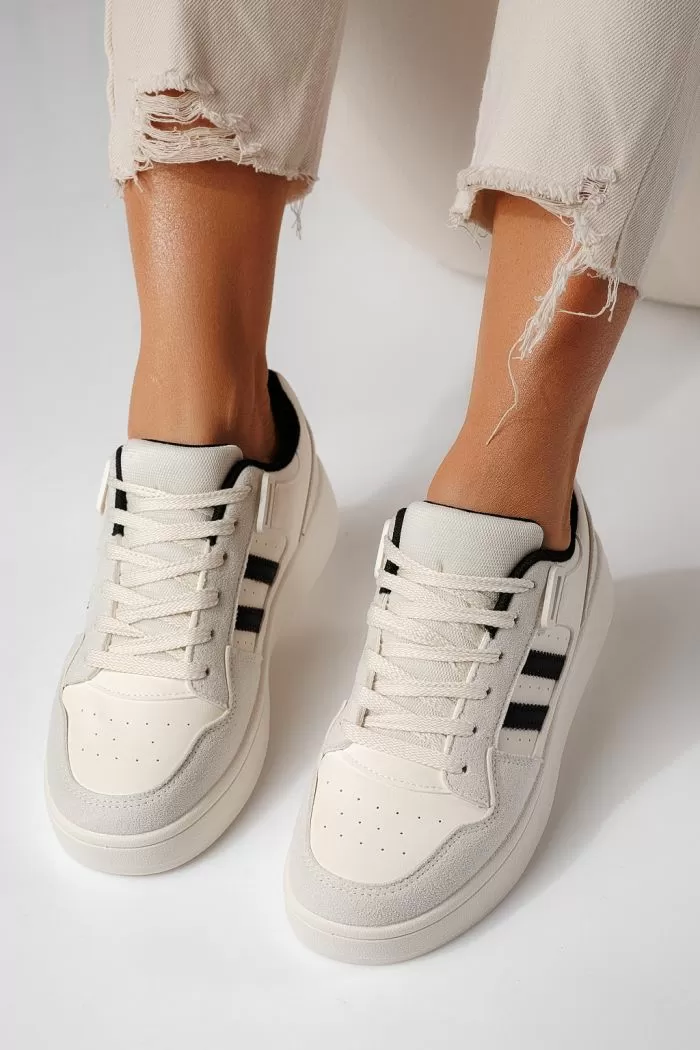 Adidasi dama bej din piele ecologica Iris #24190