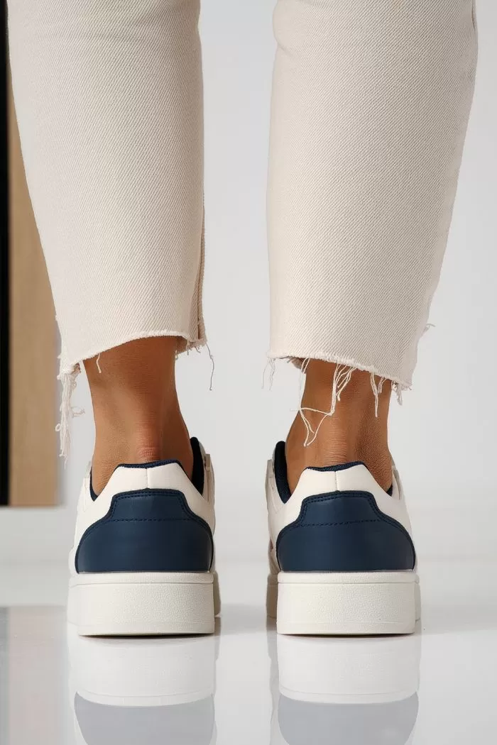 Adidasi dama albastri din piele ecologica Iris #24191