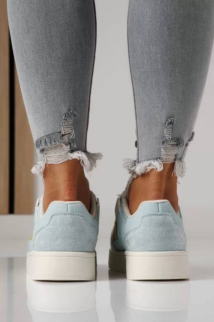 Adidasi dama albastri din piele ecologica Iris #24193