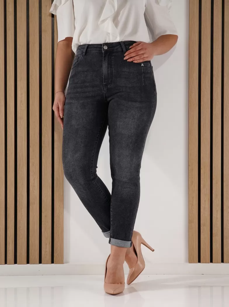 Blugi Baggy Fit Dama Amira Gri #A1402