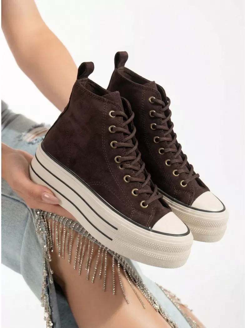 Adidasi dama maro din material textil Azura #24678