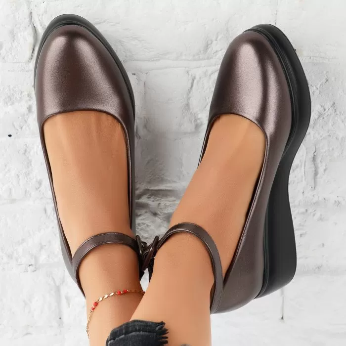 Pantofi Casual Dama Aimee Gri #8957M
