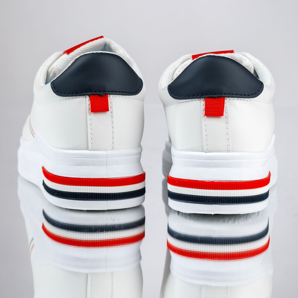 Дамски спортни обувки Ozzy Бяло/червен #13653