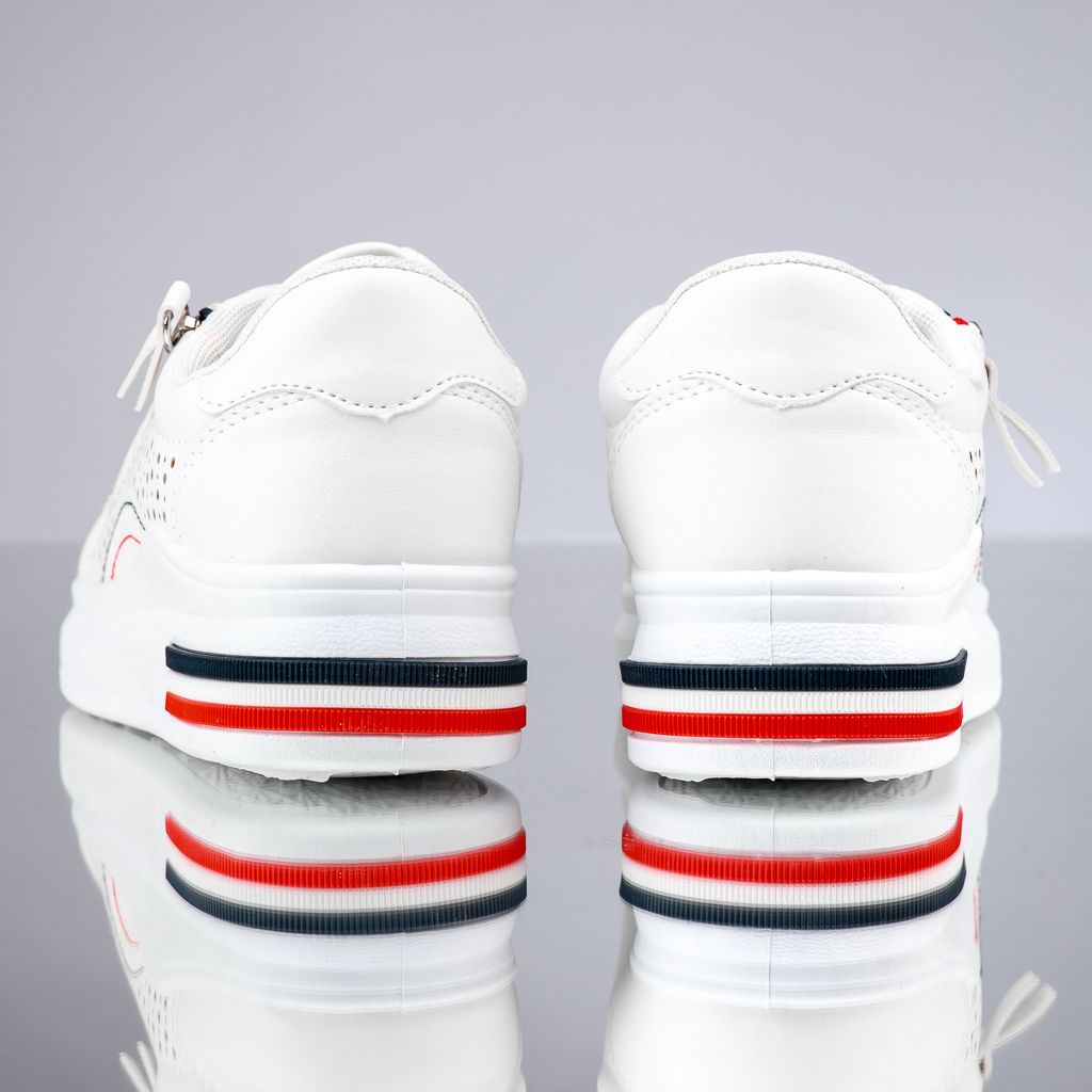 Дамски спортни обувки Jane Бяло/червен #13588