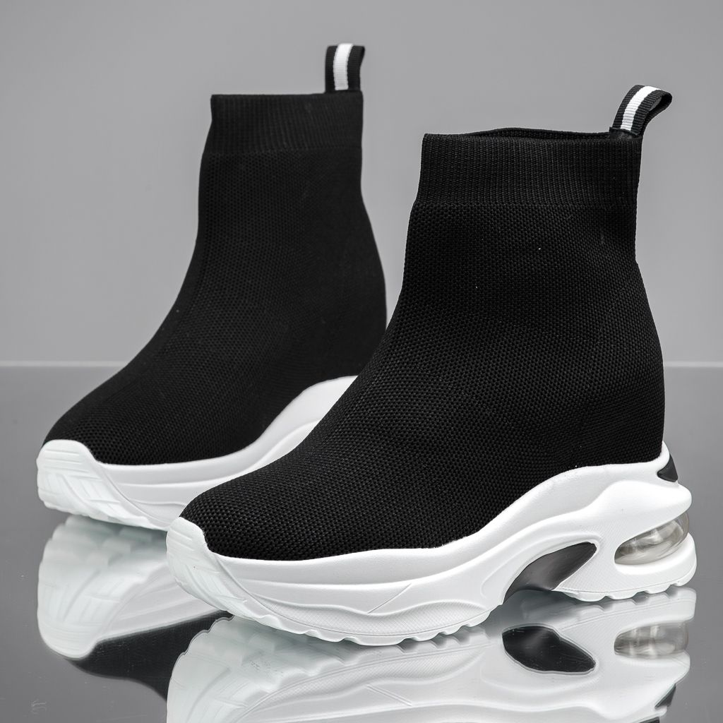 Дамски спортни обувки Enzo2 Бяло/черен #13683