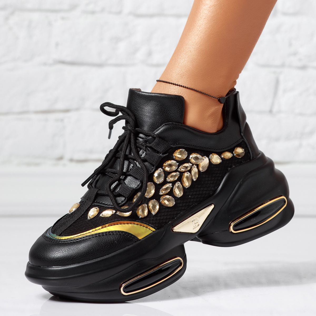Дамски спортни обувки Adonis черен #14591
