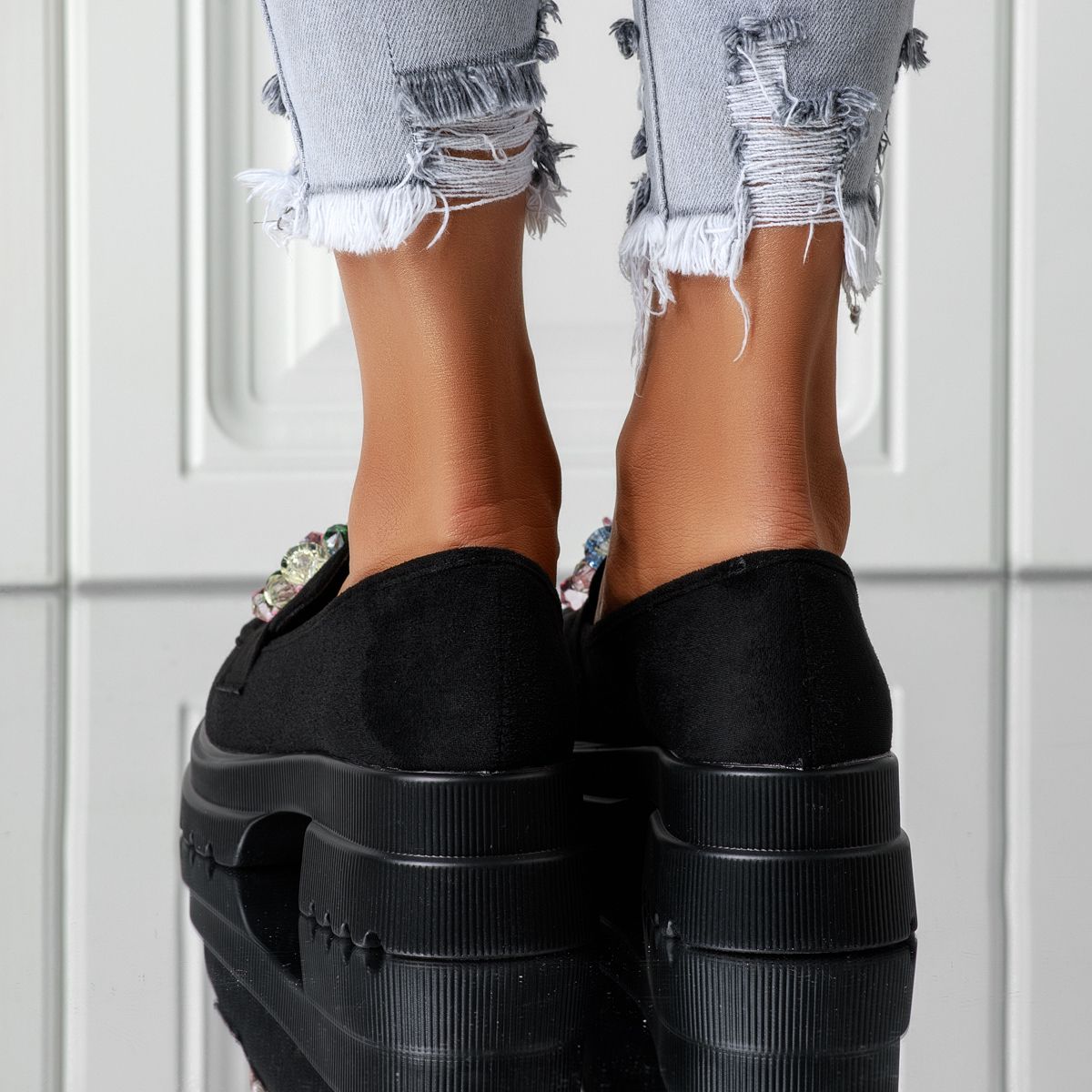 Всекидневни Дамски Обувки  Ema Черни2 #16305
