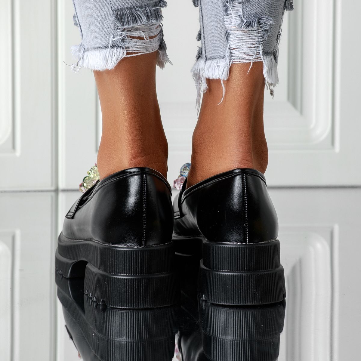 Всекидневни Дамски Обувки  Ema Черни #16304