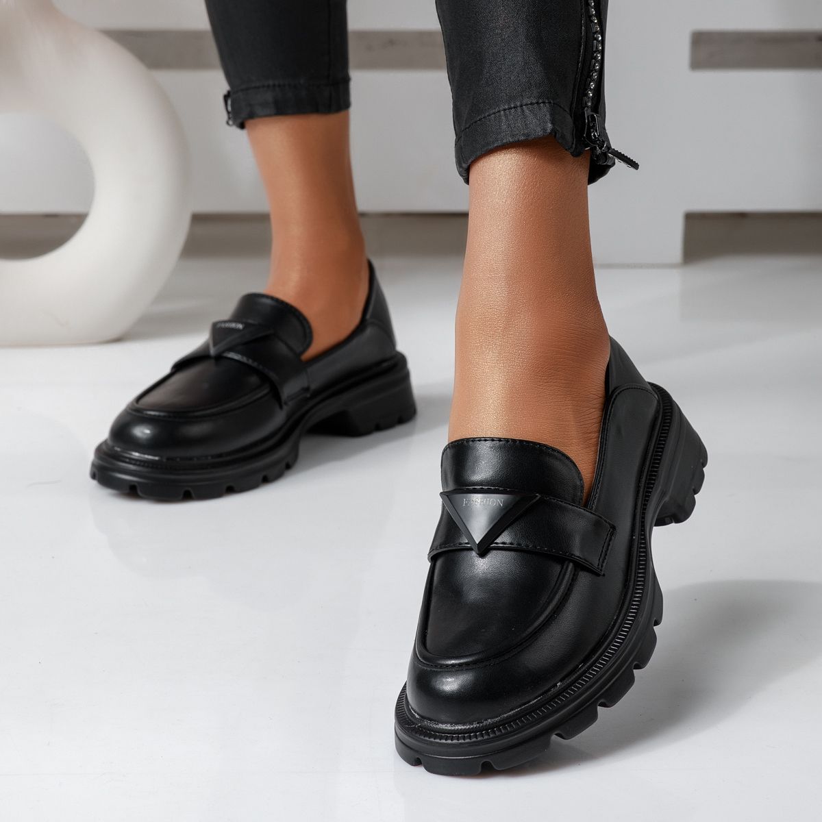 Pantofi Casual Dama Chloe Negri #16453