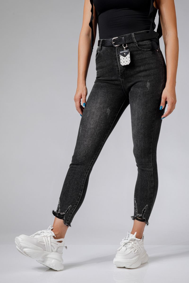 Blugi Skinny Dama Avery Negri #A573