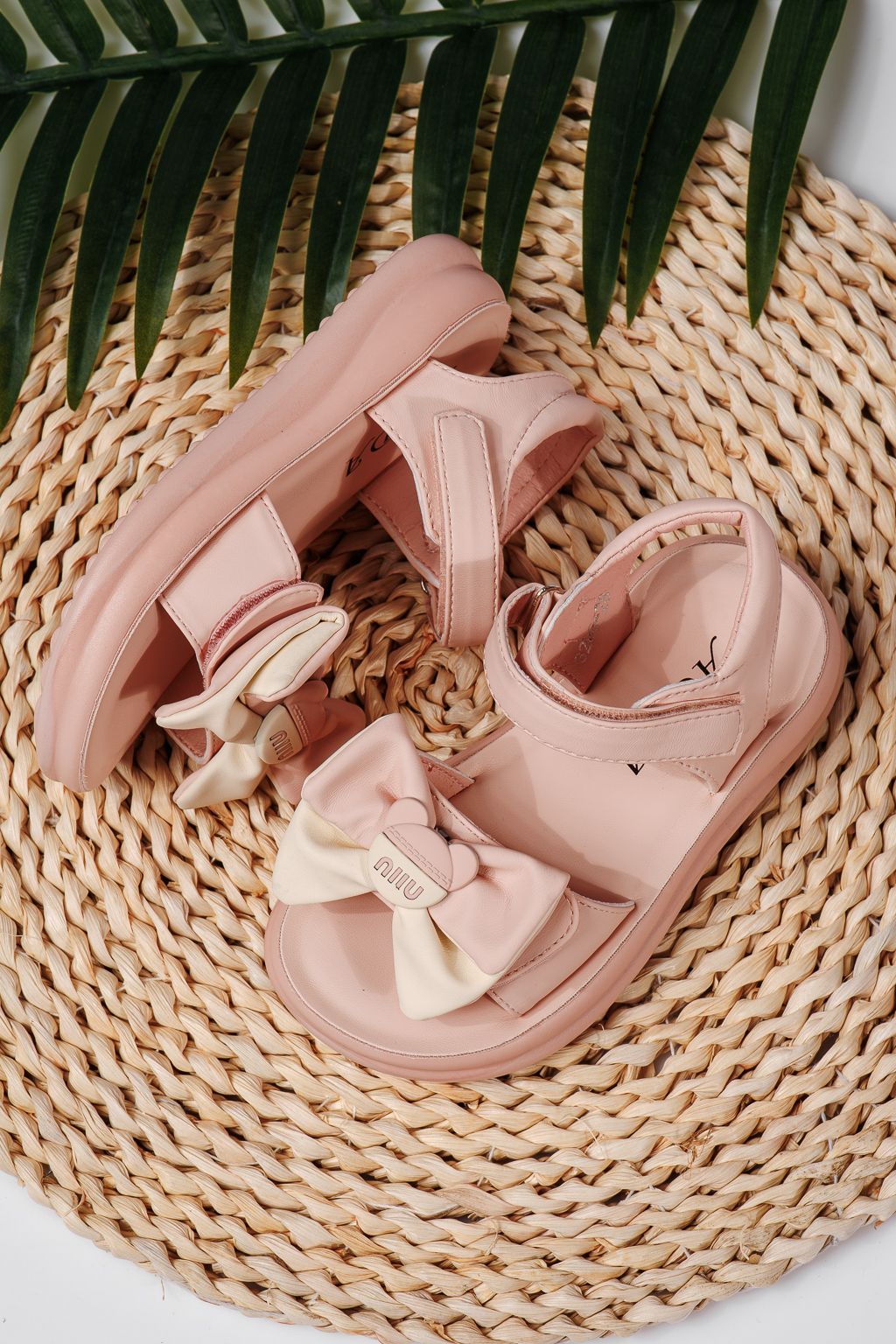 Sandale fete roz din piele ecologica Alina #22208