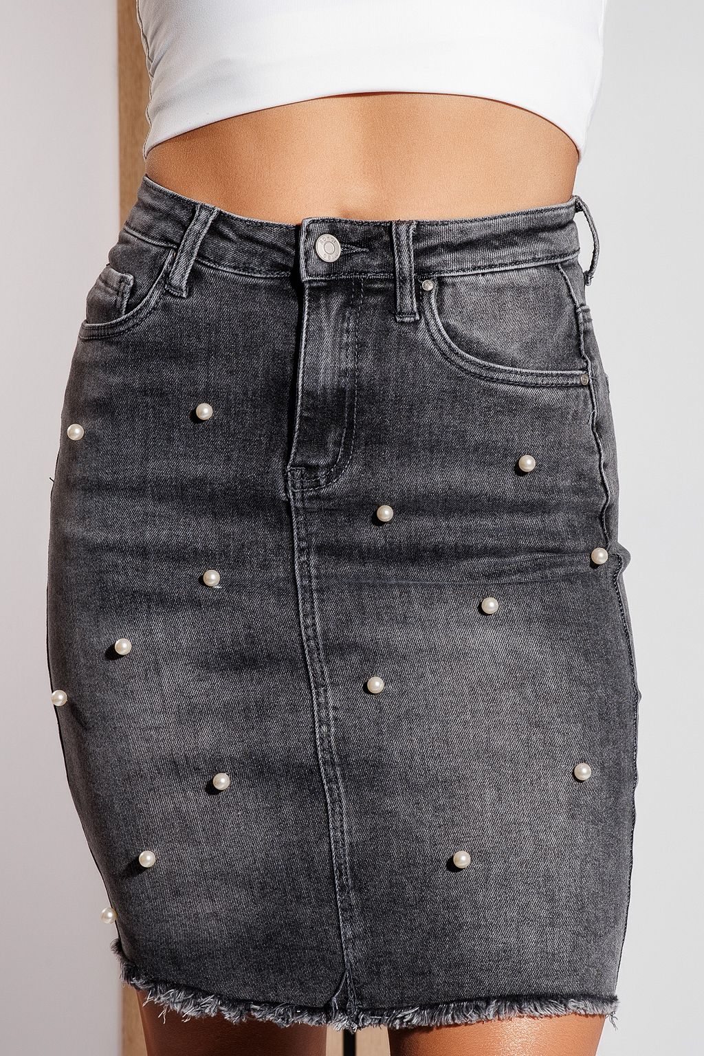 Fusta Scurta Dama Din Blug Dalia Neagra #A1028
