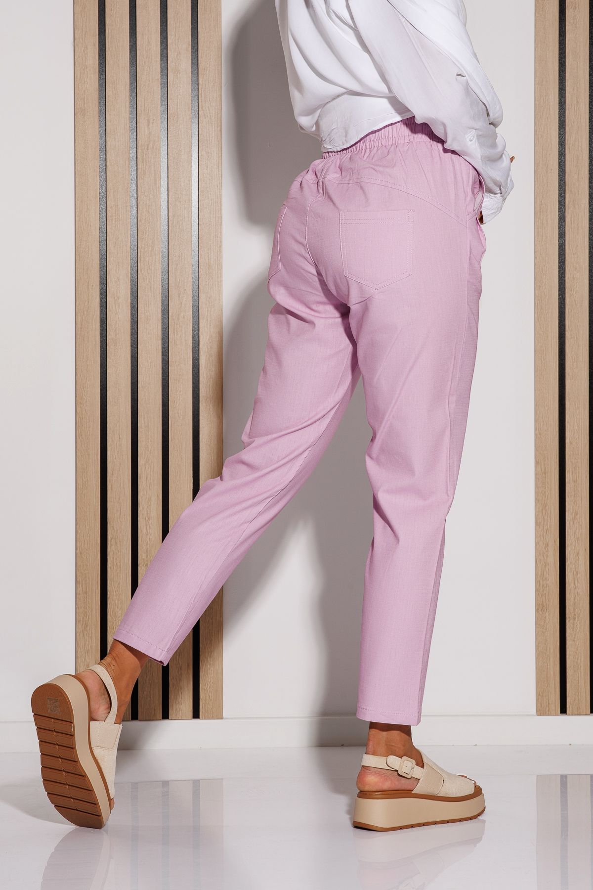 Pantaloni De Vara Dama Julia Lila #A1085