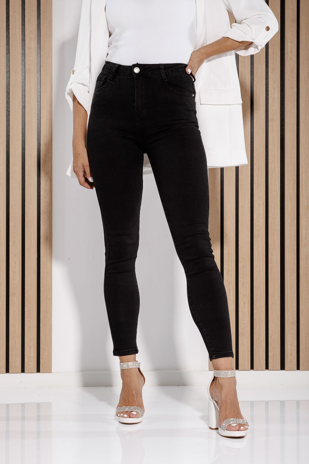 Blugi Skinny cu PushUp Dama Evelina Negri #A1189