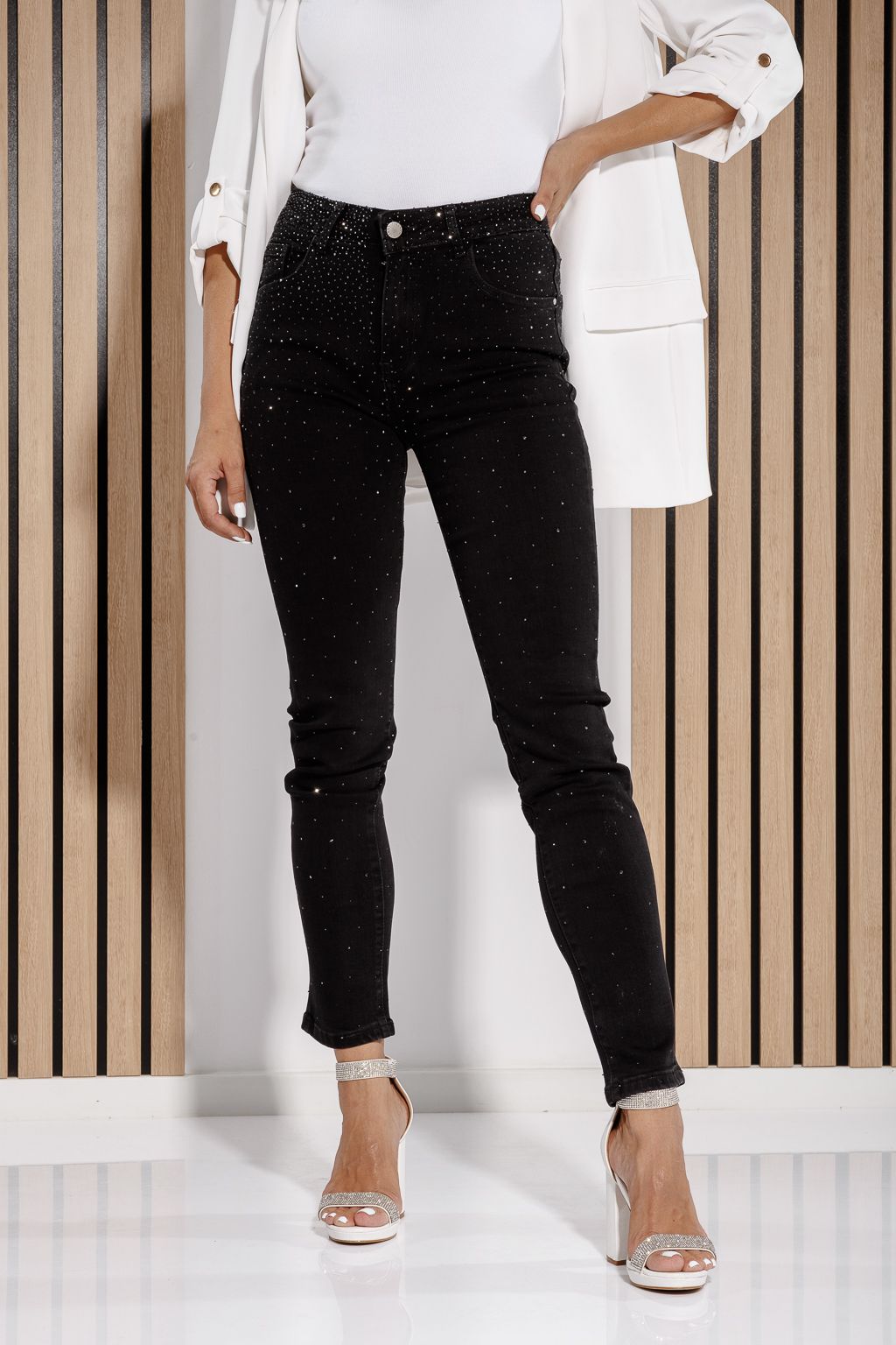 Blugi Skinny Dama Luna Negri #A1172