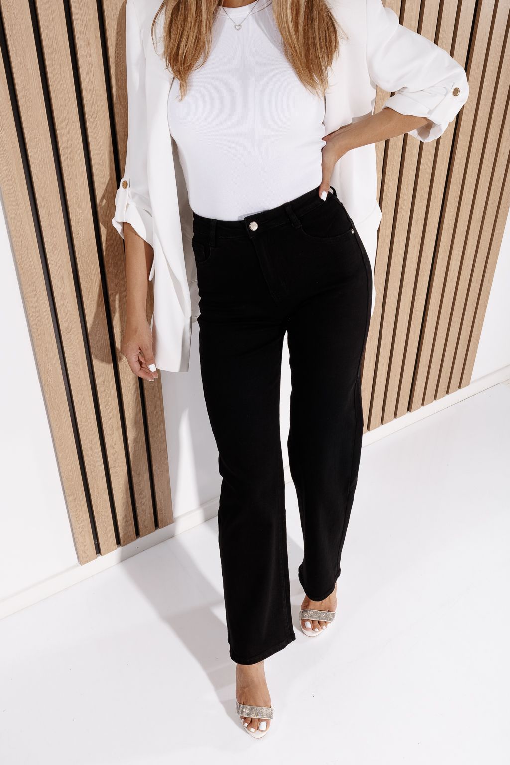 Blugi Wide Leg Dama Aria Negri #A1191