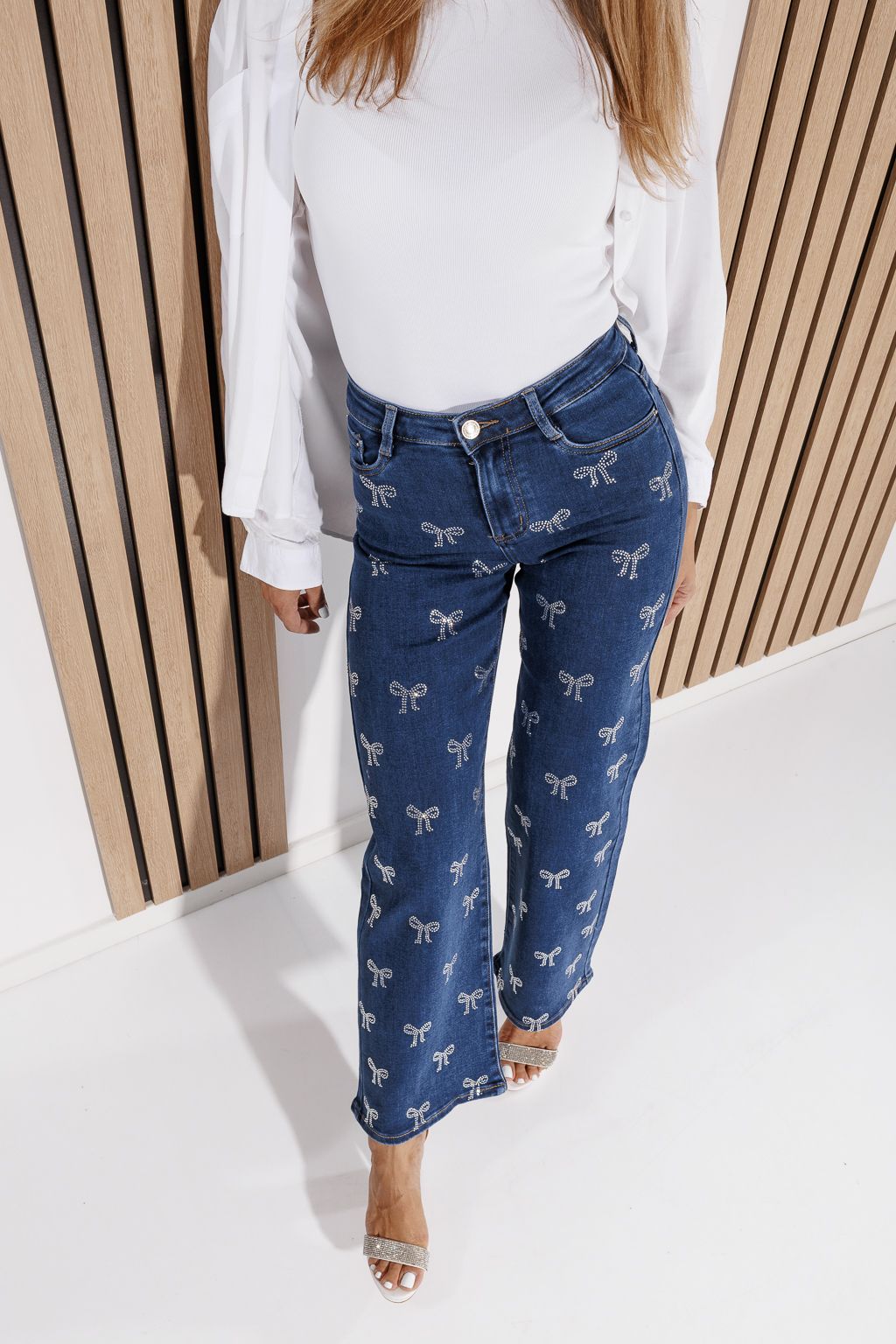 Blugi Evazati Dama Zoe Albastri #A1169