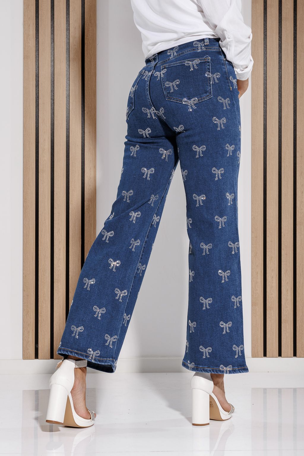 Blugi Evazati Dama Zoe Albastri #A1169