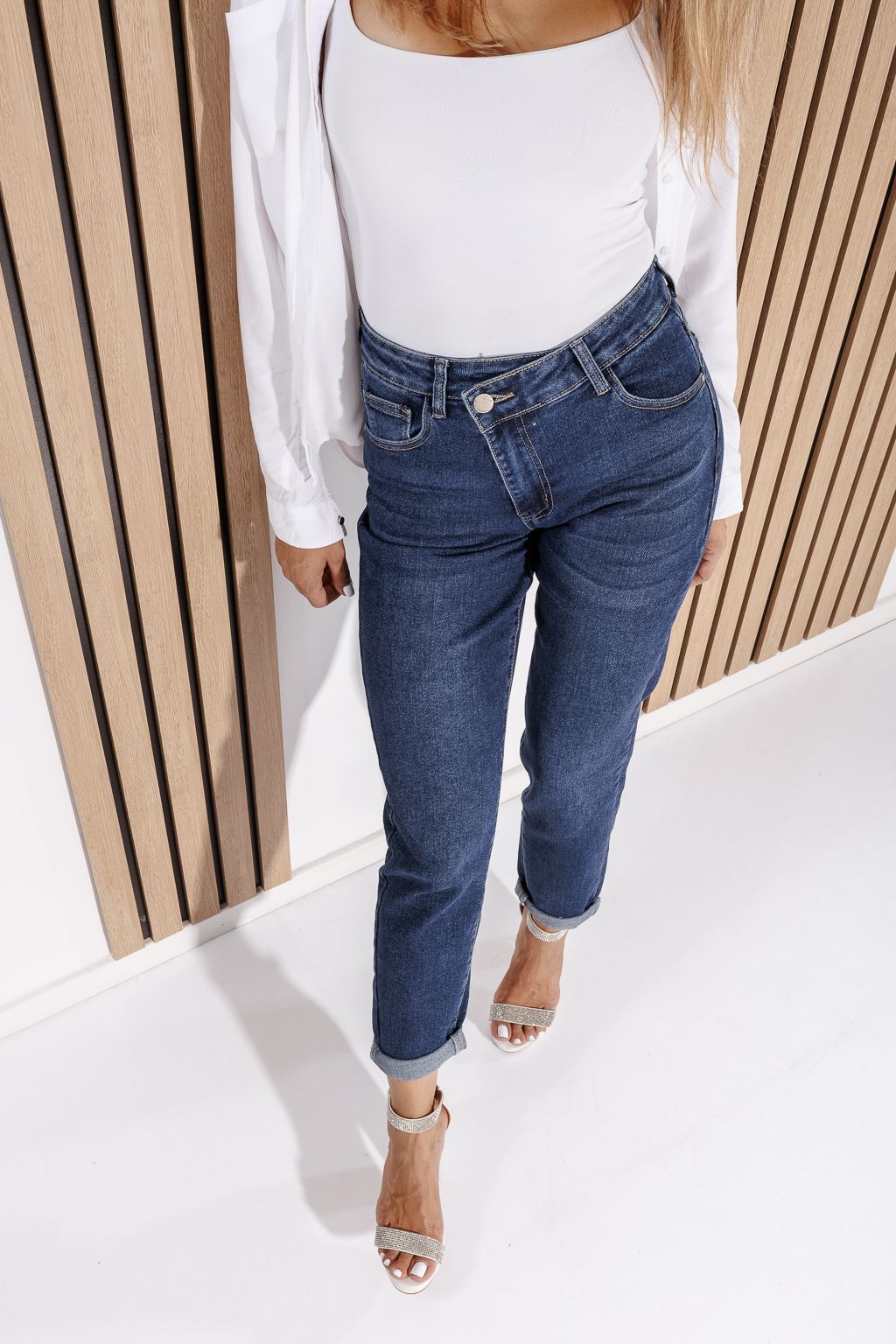 Blugi Baggy Fit Dama Naomi Albastri #A1188