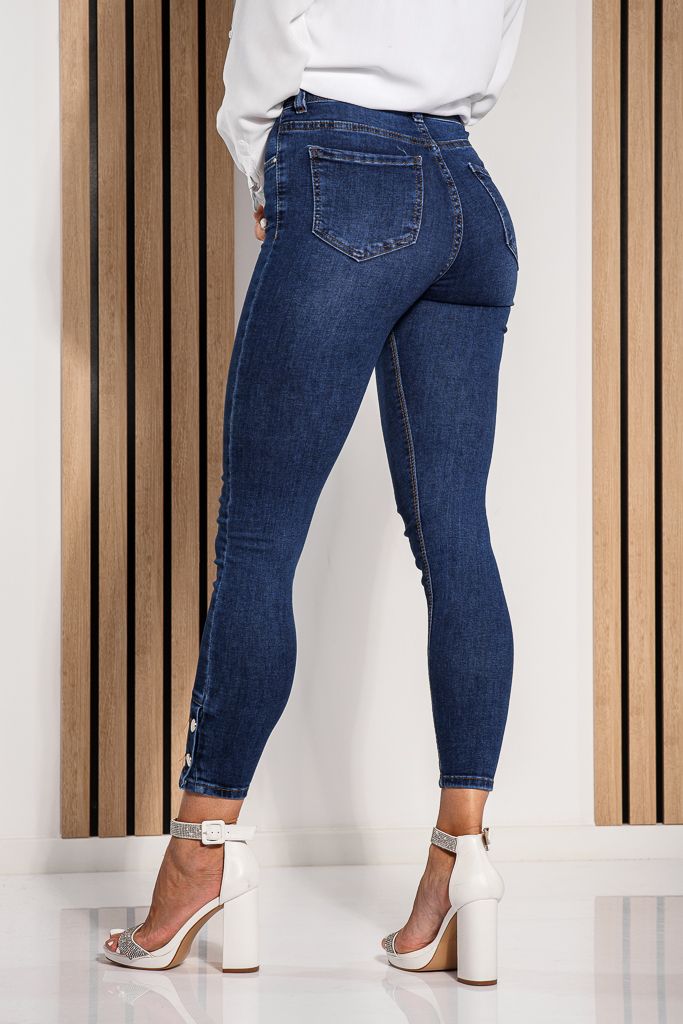 Blugi Skinny Dama Cybele Albastri #A1220