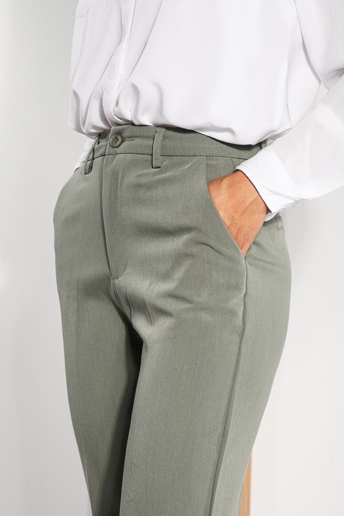 Pantaloni Casual Dama Allegra Verzi #A1204
