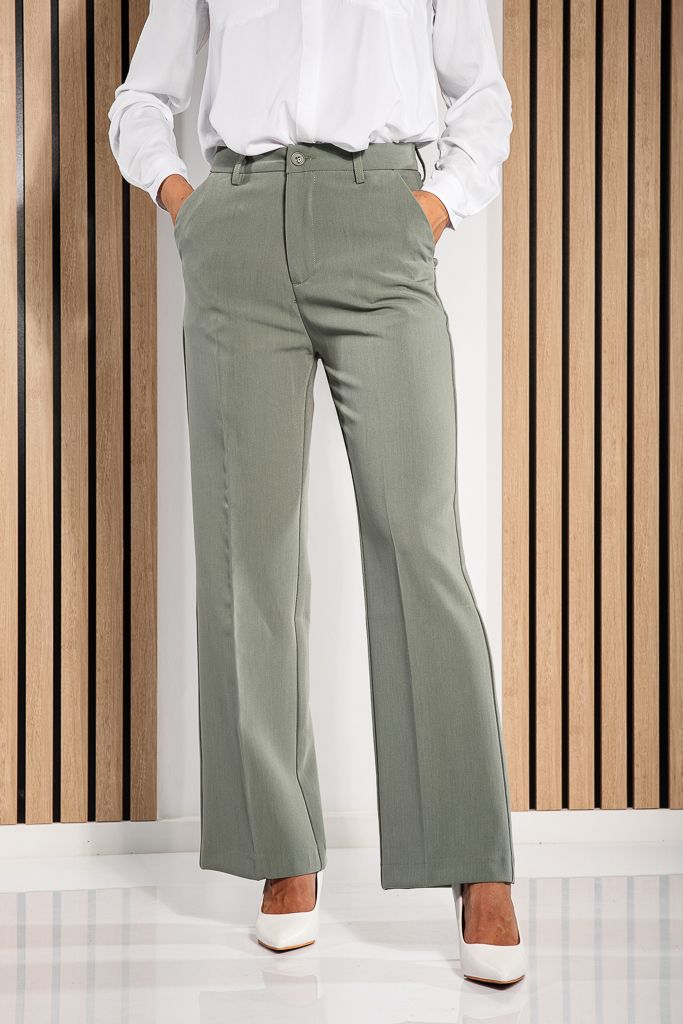 Pantaloni Casual Dama Alda Verzi #A1200